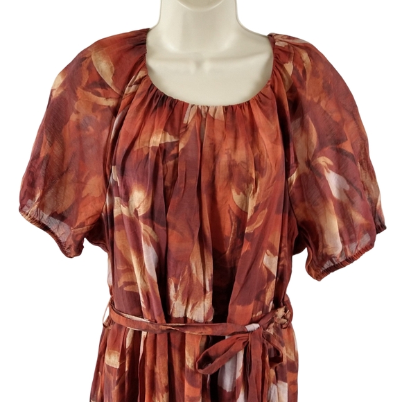 Simply Vera Vera Wang  Autumn Colors Maxi Dress - Picture 3 of 9